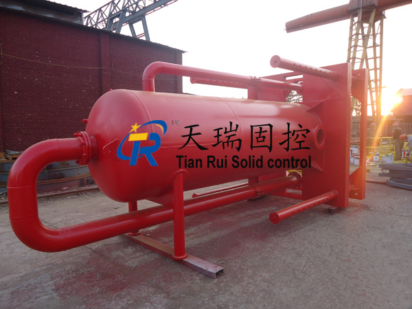 Drilling Fluid Vertical 240m3/H Mud Gas Separator