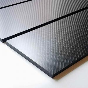 China Twill Weave Mechanical Carbon Fiber Flat Sheet 0.5mm Thickness on sale