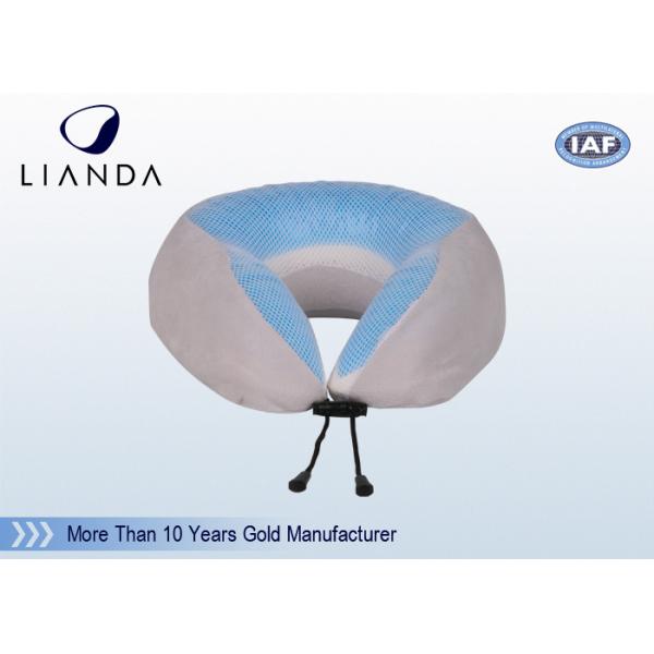 U Shape Personalized Cooling Gel Pillow , Funny Bean Neck Support Pillow