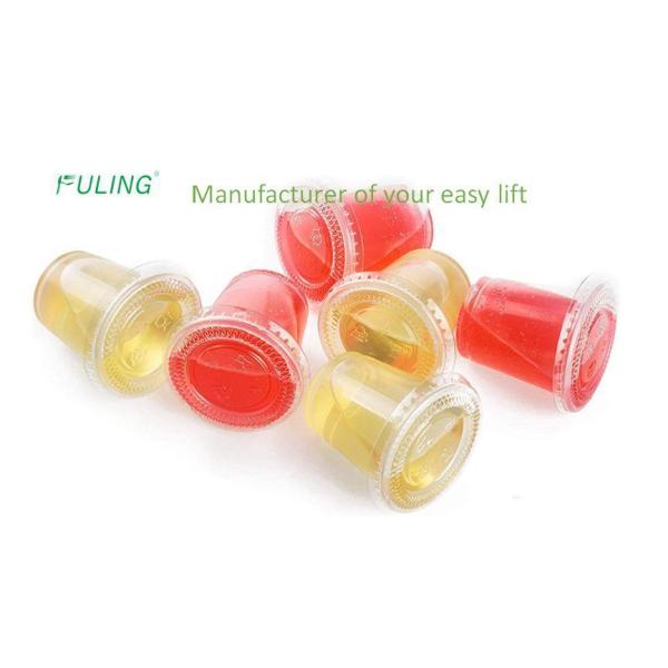 Biodegradable Portion Container Round Disposable PP Plastic Sauce Cup with Lid Taste Cup