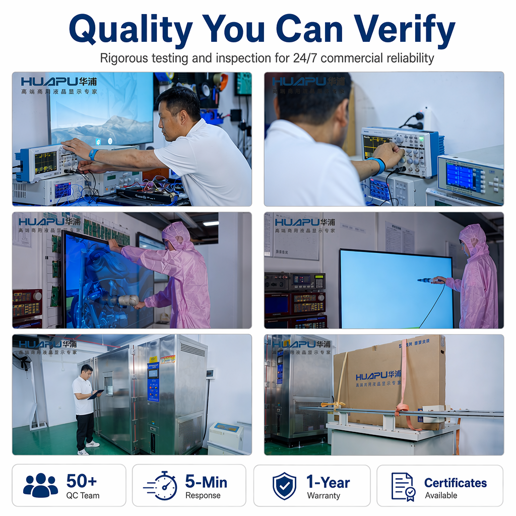 55 Inch Floor Standing LCD Digital Signage Display With Optional Touch Screen SDK Enabled OEM Available For Retail Stores
