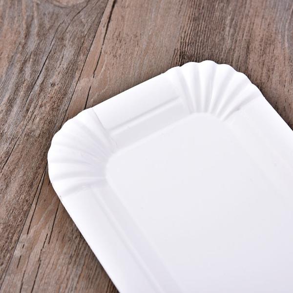 Customized Biodegradable Square Paper Plate with Eco-Friendly and Customized Request