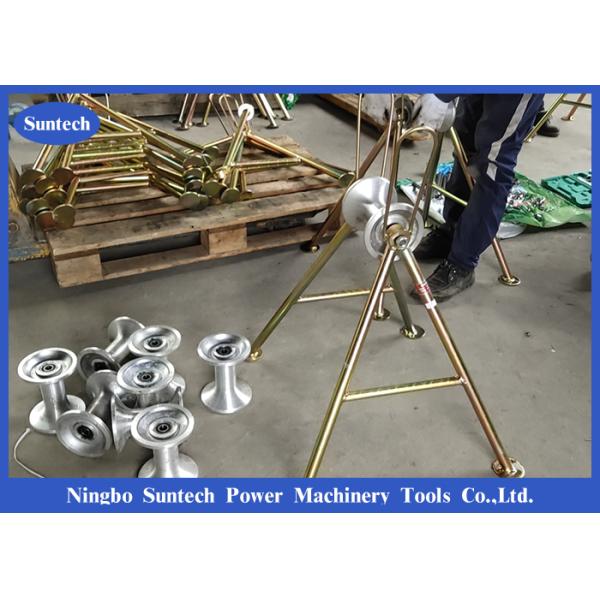 12kn Straight Line Cable Tray Roller With Aluminum Wheel