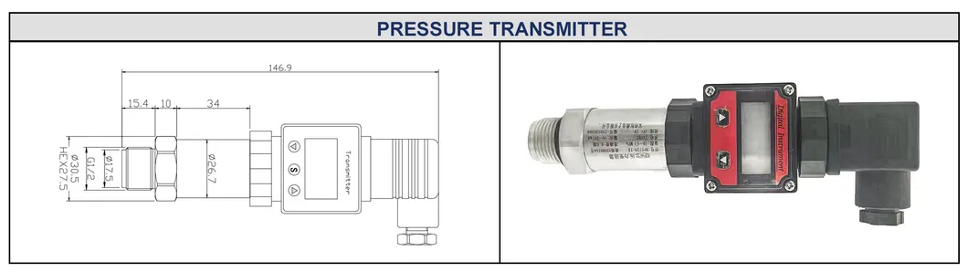 Flat Film Hygienic Pressure Transmitter Sensor