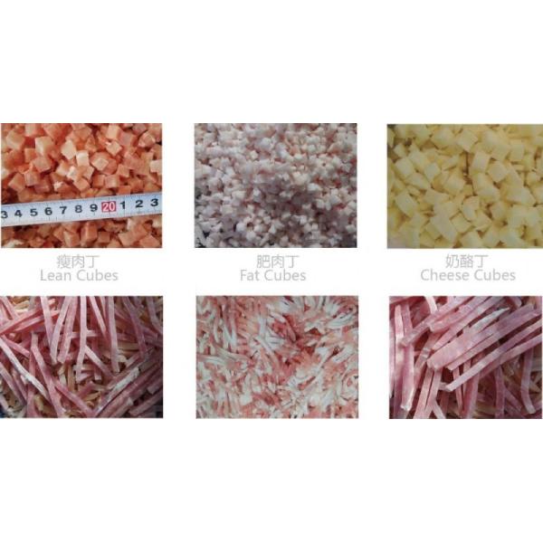 Industrial Bone Frozen Meat Cutting Machine For Large Scale Food Processing Plants