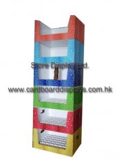 Quality POP sturdy cardboard display for sale