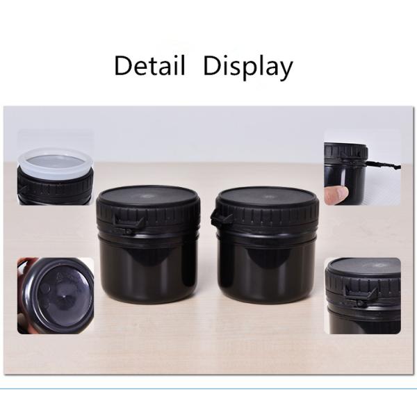 Collar Material HDPE 200ml Plastic Food Grade Storage Boxes Customized Printing