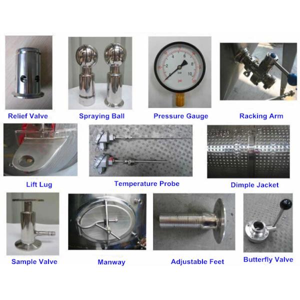 Manual Or Semi - Automatic 2 Vessel Brewhouse Wort Fermentation Function