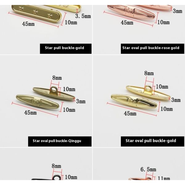 Sofa Decoration Pull Button Soft Bag Buckle Metal Headboard Back Button Zinc Alloy Hardware Buckle Small Accessories