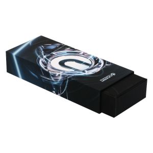 Quality Matte Black Pullout Electronics Packing Boxes With Foam Insert for sale