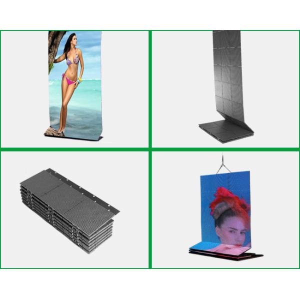 High Resolution P6 Flex Foldable Led Screens For Mobile Stage , Fast Maintenance