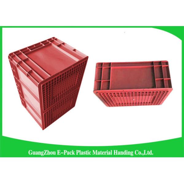 Large Standard Warehouse Plastic Euro Stacking Containers 800*600*340mm