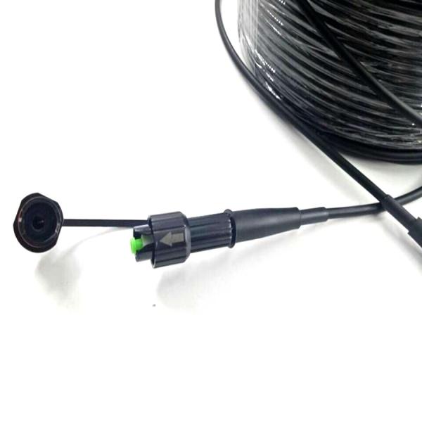 G657A1 LSZH Jacket IP67 huawei mini SC pre connectorized drop wire Fiber Optical Patch Cord