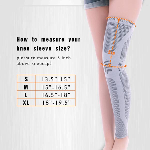 Elastic Leg Support Soft Support Leggings Knitted Leg Protector Leg Sleeves (Pair)