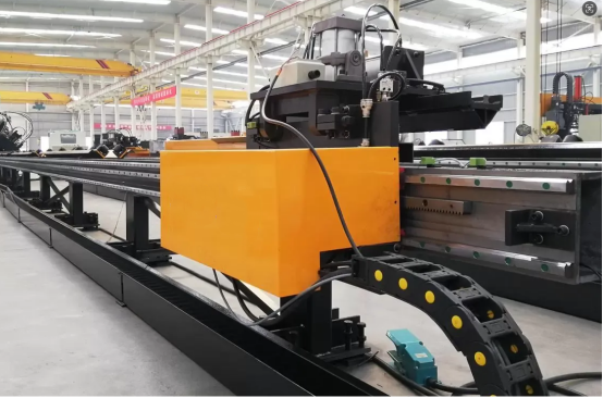 Single Blade Shearing Mode CNC Punching Marking And Cutting Machine 80m/Min Angle Feeding Speed
