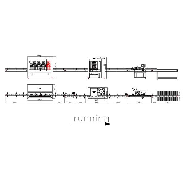 PLC Control Laundry Detergent Filling Machine Line With High Production Efficiency