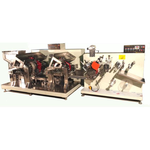 Automatic Telescope Straw Making Machine For Milk Straw 4 Ton Weight 2.2kw