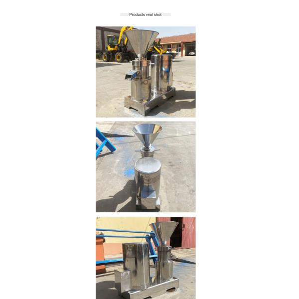 Multiple Specifications Nut Paste Grinding Machine with Chilli Sauce Making Machine