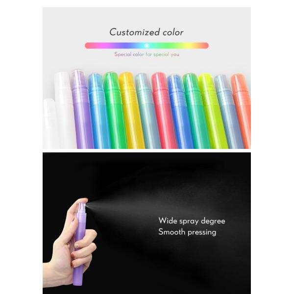Empty 10ml 15ml 20ml Pen Shape Spray Bottle Set Iso9001