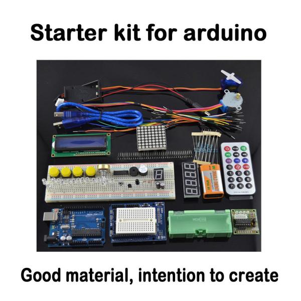 5V / 3.3V starter kit for Arduino , Step Motor / Servo / 1602 LCD / Breadboard / Jumper Wire / UNO R3