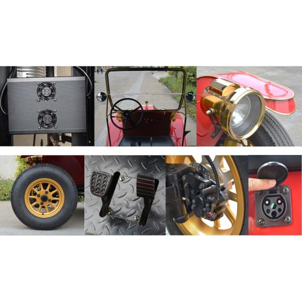 48V AC Motor Electric Classic Golf Carts For Sightseeing CE Certification
