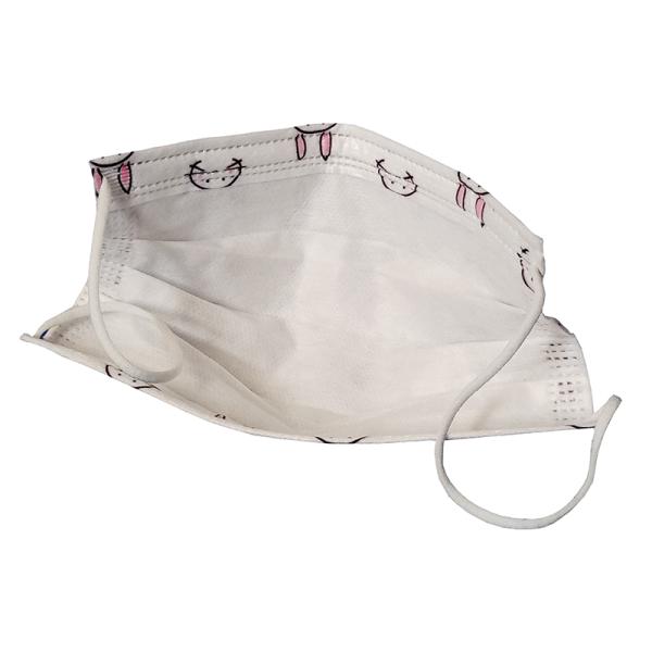 Disposable Non Woven Printed Face Mask With Ear Loop Highly Breathable
