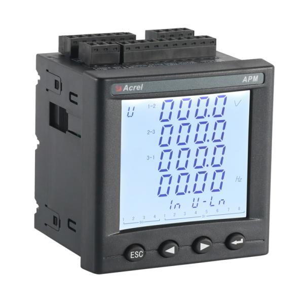 96*96*65mm 50Hz Programmable Power Meter Multifunction APM810