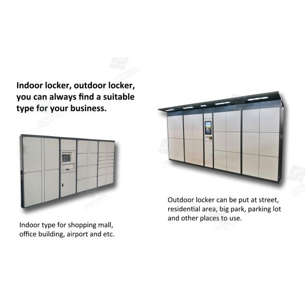 Winnsen Customized Smart Parcel Locker Intelligent Wooden In Multi Language