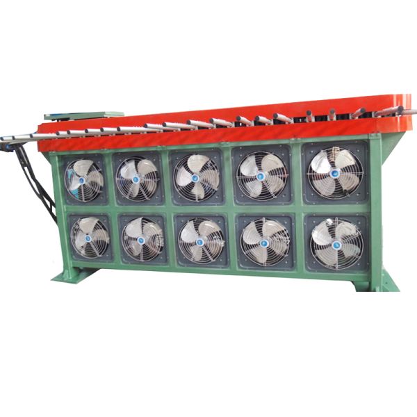 Factory-customized Rubber sheet cooling line with variable frequency stepless speed regulation, modular structure, and 8-18 fans for efficient cooling