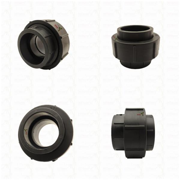 Ppr Black Plastic Union For Piping System Customizable Durability Chemical Resistance