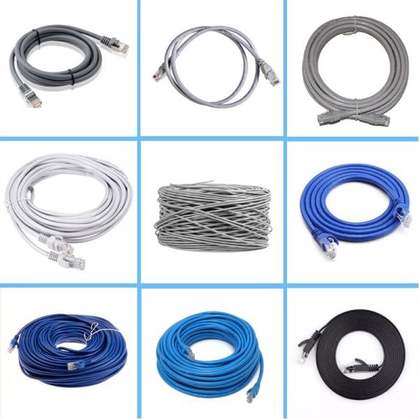 High Speed Copper Lan Cable Common Computer Cat6 Ethernet Cable Wires Used 0.505mm
