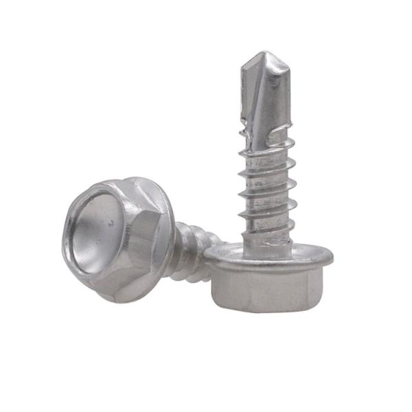 Hex Flange Head Self Tapping Screws Hexagon Washer Head Screws