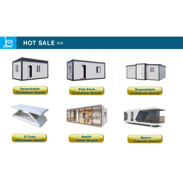 High Quality Prefabricated Tiny House Sleeping Foldable Container House Prefab Houses Modern for Hotel