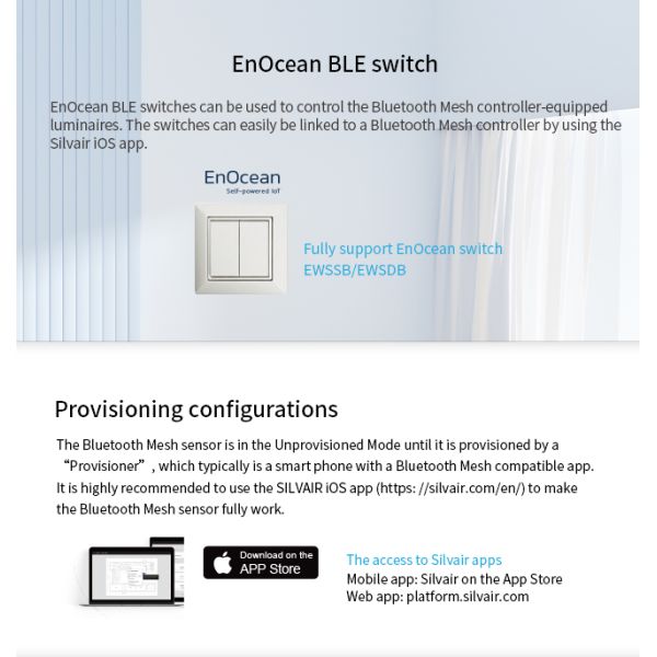 Zhaga Book20 Based SILVAIR Bluetooth Mesh to DALI converter, self-contained "application controller"