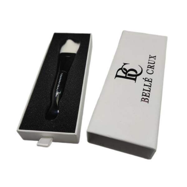 Toothpaste Packaging Box Recycled Paper Stock Drawer Type White Box with Foam Inlay