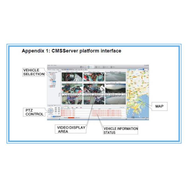 4CH SD Card Mobile DVR Vehicle MDVR with H.264 Compression Format and Recording