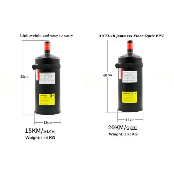 10KM/20KM/30KM Fiber Optic Cable for FPV Drones Durable Shockproof Outer Jacket Material