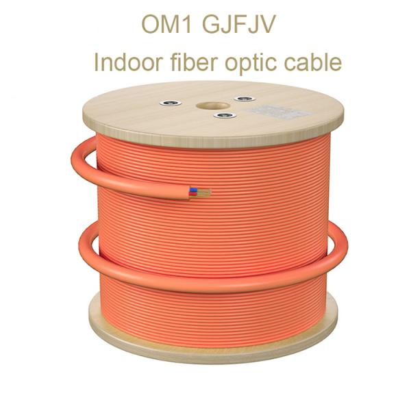 G652D GJFJV Indoor Function 2 Core 12Core Single Optical Fiber Cable with for Kevlar Yarn Communication Cables