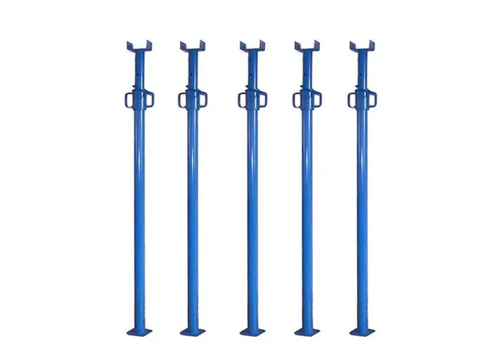 Adjustable Height Scaffolding Steel Props Adjustable Length Fast Installation