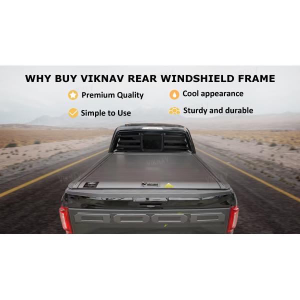 Viknav for 2021-2022 Ford F150 rear windshield protective frame decorative modification parts