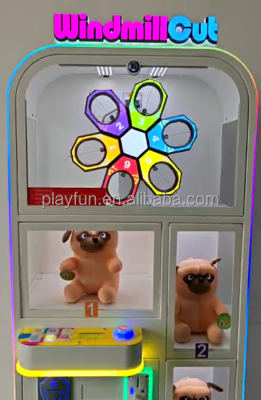Playfun Cut 2 Win Game Machine Automatic Cut the Rope Prize Machine Scissors Game Machine