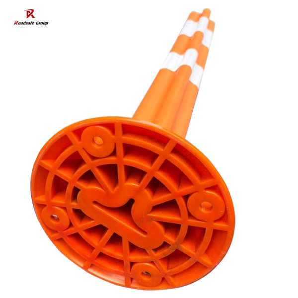 PU/TPU Flexible Reflective Delineator Post for Road Intersection Marking