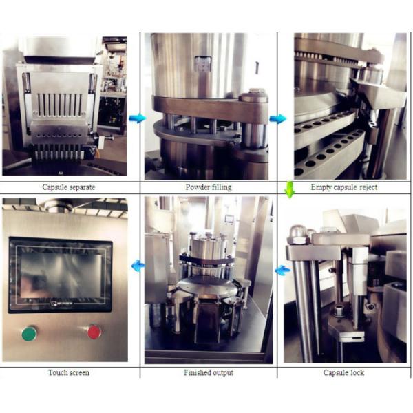 Capsule Filling Machine Pharmaceutical Processing Machines With PLC Control