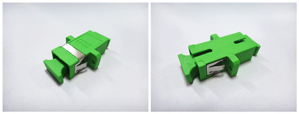 Optical Fiber Adapter Optic Adapter LC/APC Single Mode Duplex Coupler Coupling Adapter Connector