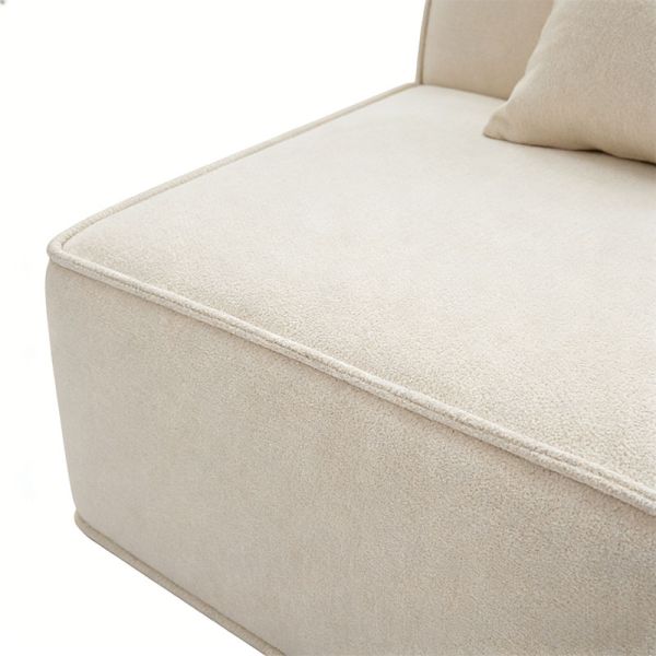 Modular Fabric High Density Sponge Compression Living Room Sofas Set Furniture Sectional Vacuum-Packed Cucstomized Couch