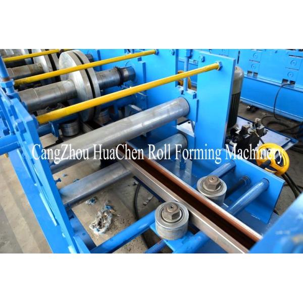 High Speed Automatic C Purlin Roll Forming Machine , 13 Row Purlin Making Machine