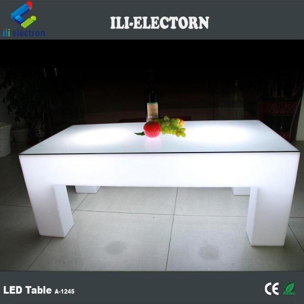 16 colors changing remote control led glowing table