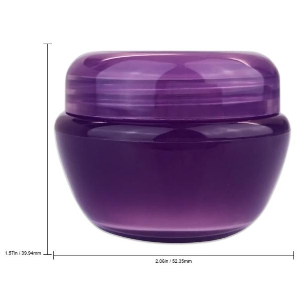 Eye Shadows Empty Cosmetic Jars Plastic Cream Jar With Inner Liners