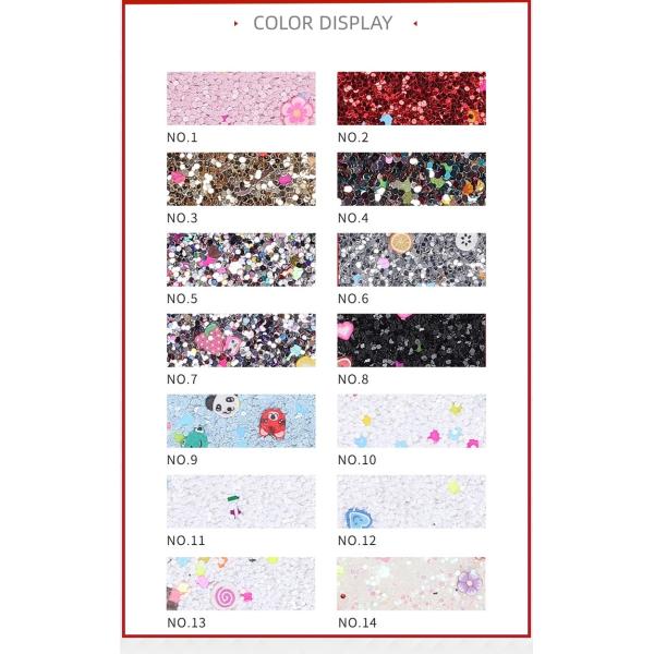 Printed Soft Glitter PU Leather Glamorous Sequins Bright Candy 1.2mm Thick