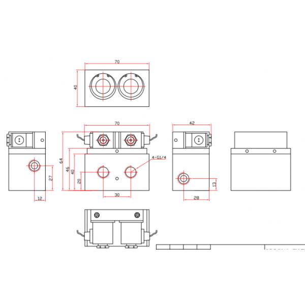 Diaphragm Pneumatic Solenoid Valve MP- 08 For M...